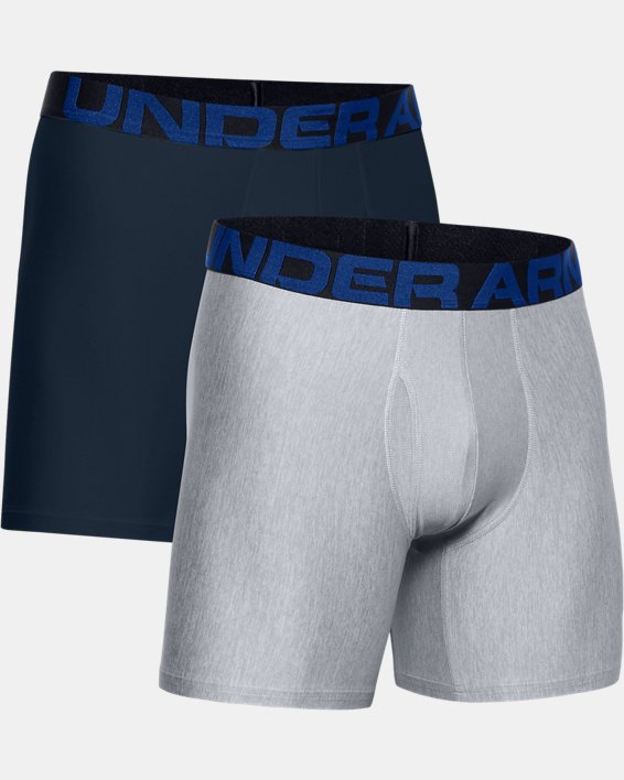 Men's UA Tech™ 6" Boxerjock® – 2-Pack, Navy, pdpMainDesktop image number 2
